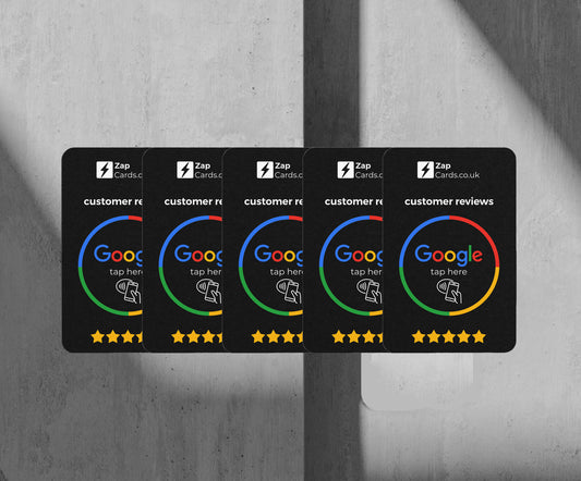 ⭐ Review Booster – 5 Google Review Cards